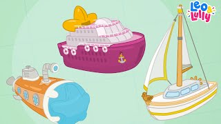 TRANSPORTES AQUÁTICOS| CONHECER OS TRANSPORTES | VÍDEO INFANTIL | OPERAÇÃO TRANSPORTE |