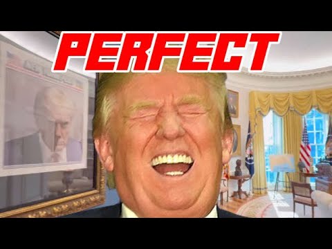 Trump Hangs Framed Photo of His Mugshot in Oval Office 