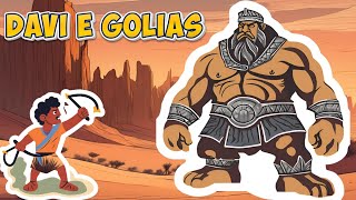 História de Davi e gigante Golias #biblia #david #crianças #kids #princípio venha se aventura