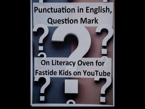 Punctuation in English