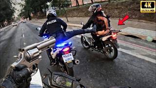 😈 4 FUGAS de MOTO que VIRARAM CAOS em São Paulo | POV ROCAM