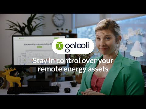 Stay in control over your remote energy assets with Galooli logo