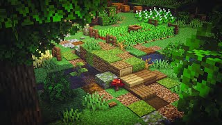 Minecraft | How to Build a Small Wooden Bridge | Tutorial (EASY)