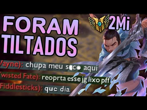 MONO YASUO DE 2Mi MOSTRA COMO TILTAR SEUS ADVERSARIOS ABUSANDO DO CHAMP MAIS ODIADO DO JOGO!