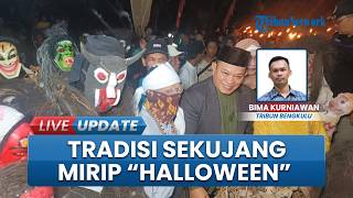 Meriahkan Malam 2 Syawal, Tradisi Sekujang "Halloween" Ala Suku Serawai Berlangsung Meriah