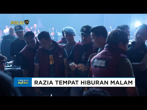 POLDA KEPRI RAZIA TEMPAT HIBURAN MALAM BERANTAS PENYALAHGUNAAN NARKOTIKA DAN PEREDARAN MIRAS