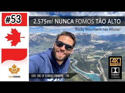 MEDO de ALTURA?? 8 horas de trilha, valeu a pena? Hiking East End of Rundle - Rocky Mountains AB #53