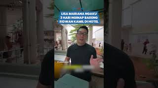 Download lagu PENGAKUAN TERBARU Lisa Mariana: 3 Hari Nginap Bareng Ridwan Kamil di Hotel Palembang Berujung Hamil mp3