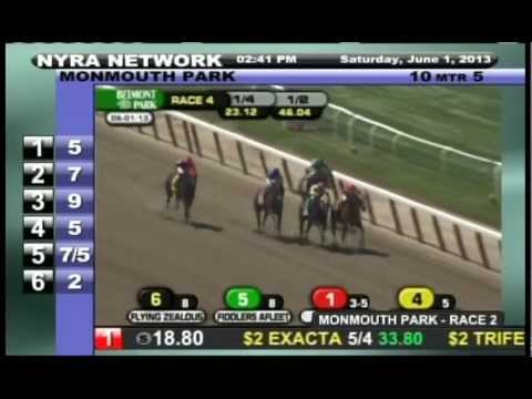 SAGINAW wins Affirmed Success Handicap at Belmont Park -  June 1, 2013
