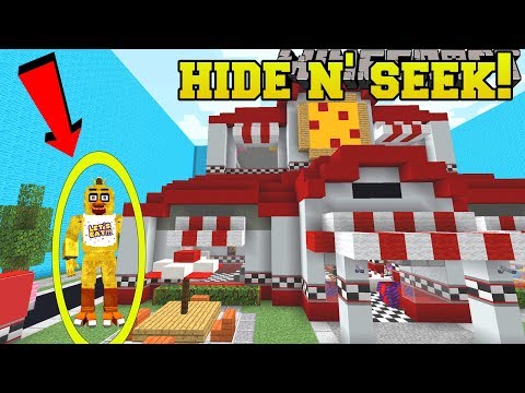 Minecraft: FIVE NIGHTS AT FREDDY'S HIDE AND SEEK!! - Morph Hide And Seek - Modded Mini-Game