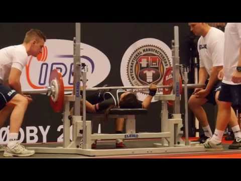 Trine Bagger (DEN) 2.att.: 85 kg 2014 IPF World Benchpress Championships