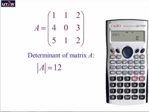 Matrix Calculation Using Calculator