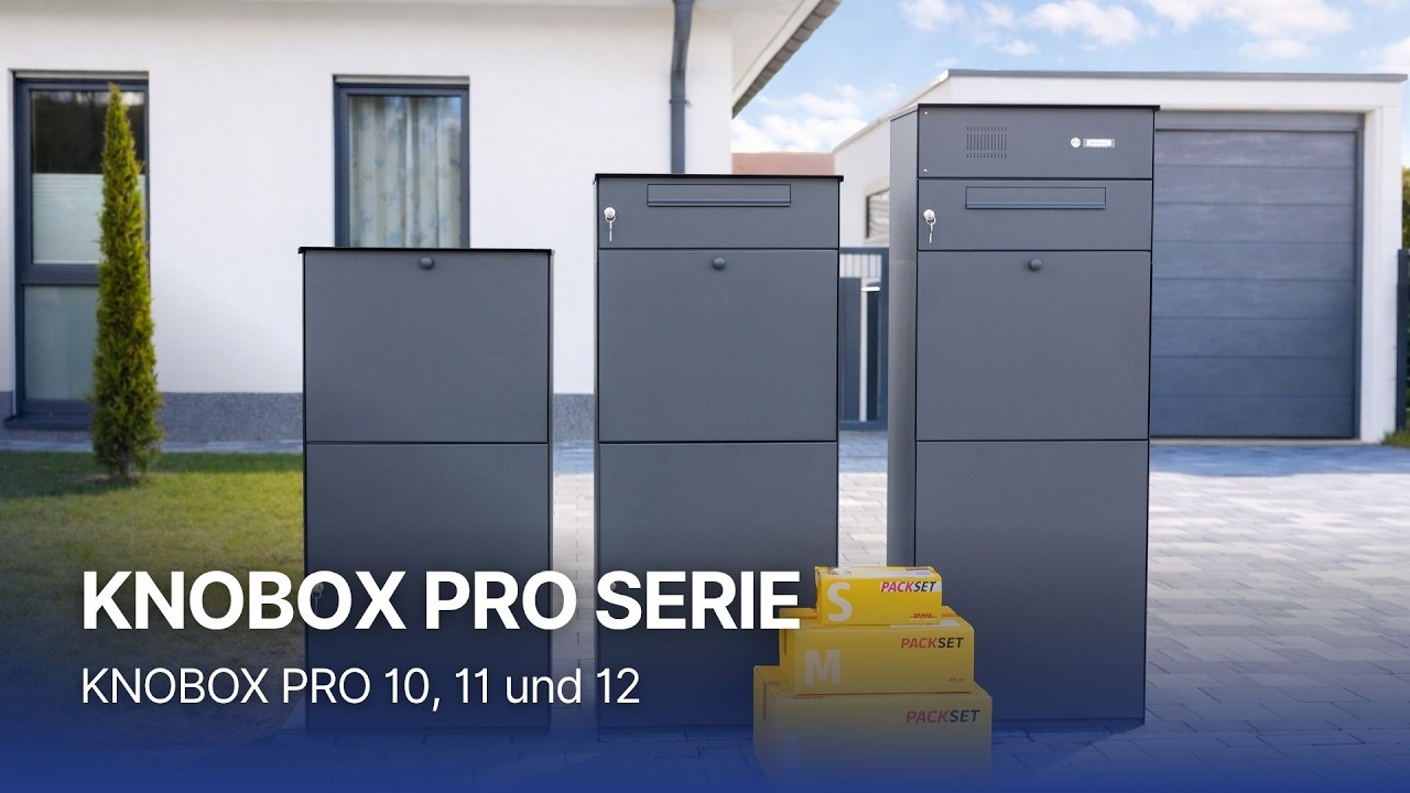 Paketbox KNOBOX PRO 13Z | XL-Paketkasten für viele Pakete | für