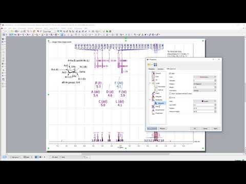 MNova NMR analysis part 3 of 3