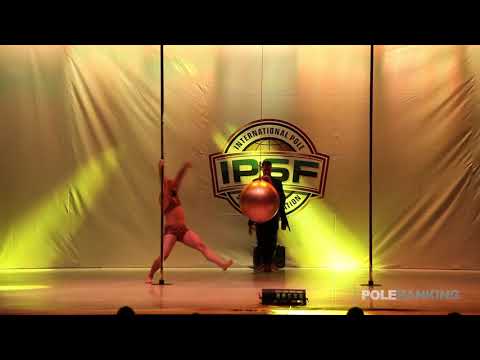 Senior Men Denis Terrones of Spain - IPSF World Pole Sports Championships 2018