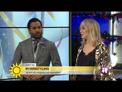 Blir snyggast på nyårsfesten –  håll stilen från dag till kväll - Nyhetsmorgon (TV4)