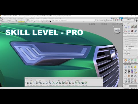 FREE ALIAS Day 7 - Part 2: Headlamp details and Shaders