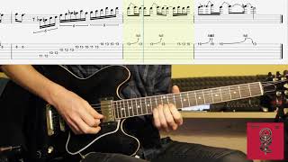 Download lagu Toto - Rosanna (Guitar Solo Tutorial   TABS) mp3
