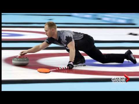 Men's curling team gets the gold
