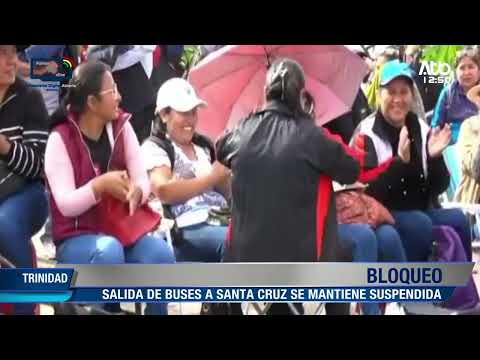 Siguen suspendidas las salidas de buses a Santa Cruz por bloqueos en San Julián y Cuatro Cañadas