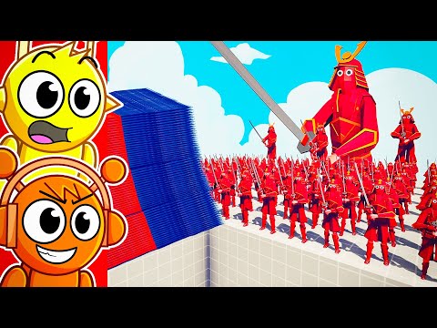 Reacting to 100 SAMURAIS vs EVERY GOD! (TABS)