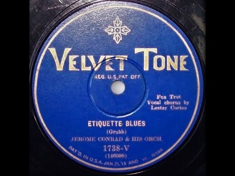 Etiquette Blues - Fred Hall and His Sugar Babies (1928)