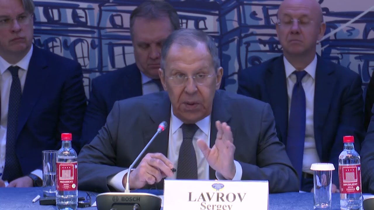 С.Лавров  на посольском «круглом столе» на тему «Украинский кризис. Провал культуры отмены»