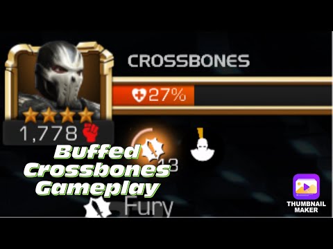 Brief Buffed Crossbones Gameplay- MCOC