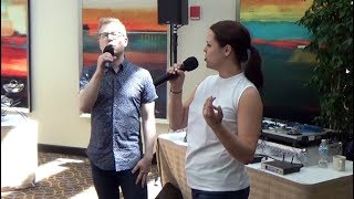 Anthony Rapp surprises new bride Haley Jenkins with \