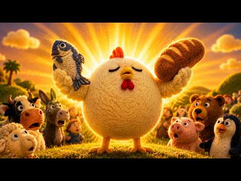 Bedtime Bible Stories for Kids | Jesus Feeds the 5,000! 🍞🐟 | Goodnight Goober - Kids (0-4), Kingdom Kids Zone - Back To The Basics!