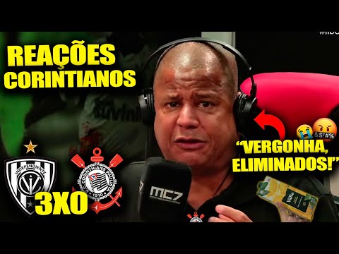 REAÇÃO MARCELINHO CARIOCA na ELIMINAÇÃO - DEL VALLE 3X0 CORINTHIANS [REACT LIBERTADORES 2023]