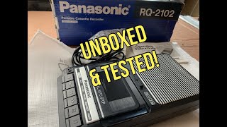 Video thumbnail for Panasonic RQ-2102 Cassette Recorder Unboxing, Teardown & Demo. Casse by retro_ restos