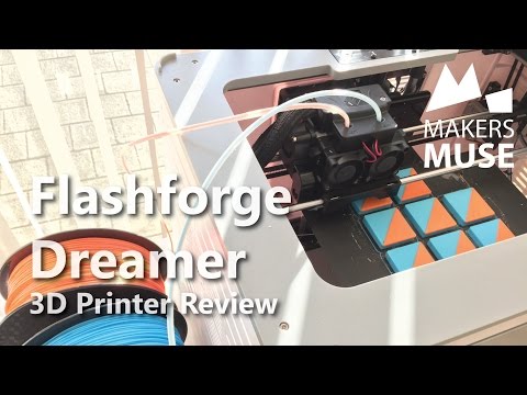 Flashforge Dreamer Dual Extruder 3D Printer Demo