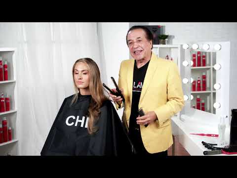 Farouk Systems Founder Demos How to Style with Original CHI Flat Iron