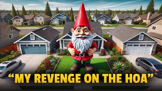 HOA Banned My Lawn Gnome, So I Installed a 12 Foot Statue of One Instead!