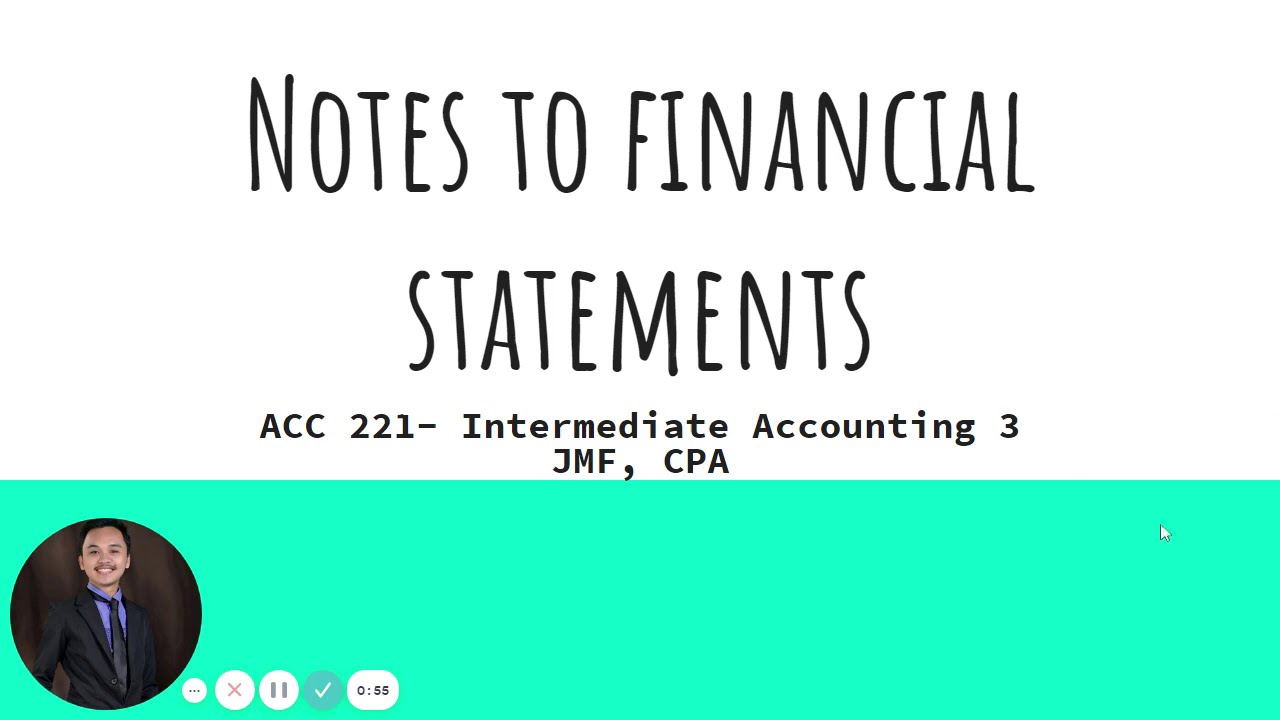 FAR: Notes to Financial Statements