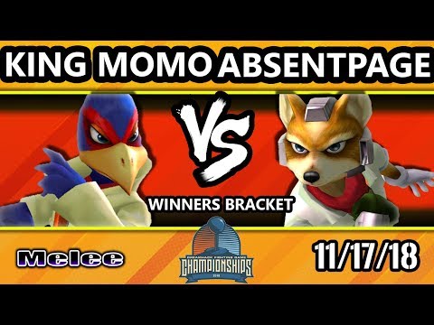 DHATL18 SSBM - MVG | King Momo (Falco) Vs. CLN | Absent Page (Fox) - Smash Melee Winners Quarters