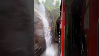 Crossing Konkan Tunnel #konkan #tunnel #indianrailways #steamengine #train #steamlocomotive