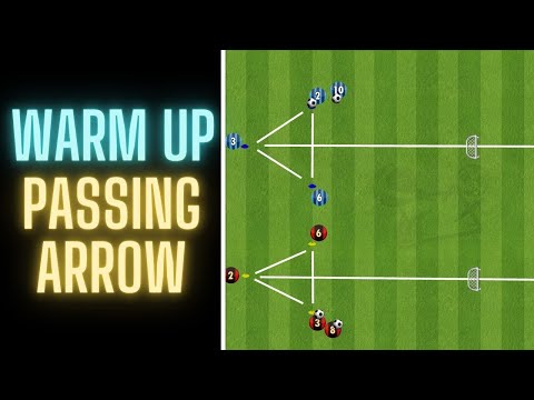 Warm Up Arrow Drill | Competitive Passing | Football/Soccer