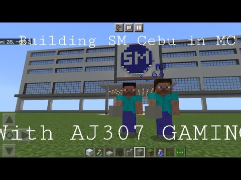 Building SM City Cebu in Minecraft (with @aj307gaming7)