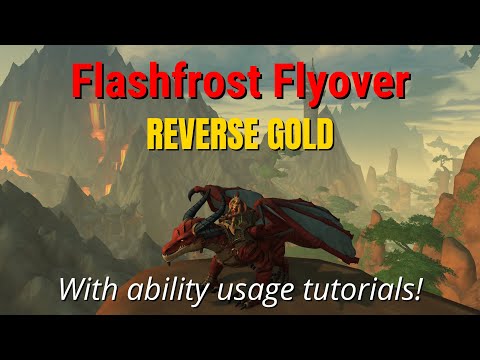 REVERSE GOLD - Flashfrost Flyover - The Walking Shores - Dragonflight WoW Racing Series