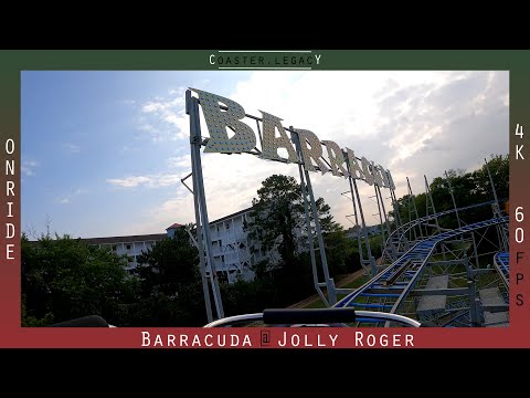 On-ride point of view of Barracuda