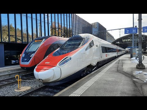 SBB ETR610 einfahrt in St. Gallen