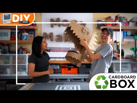It's time to recycle your boxes 📦♻️, to create a dinosaur 🦖! -MoonMakers