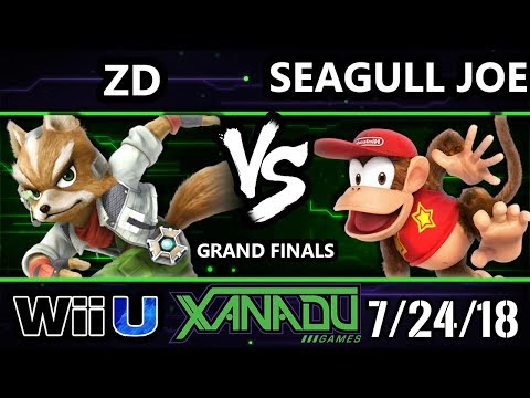 S@X 260 Smash 4 - ZD (Fox) Vs. Seagull Joe [L] (Diddy Kong) - Wii U Grand Finals