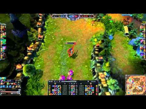 Bjergsen Yasuo outplay on Korean Server