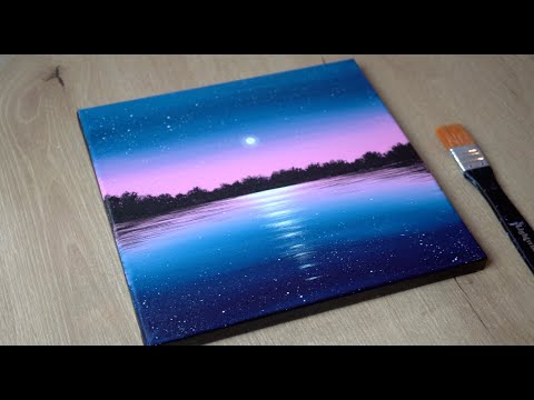 Easy Moonlight Painting