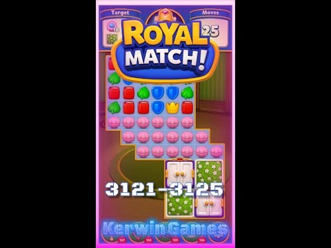 Royal Match Level 3121 3122 3123 3124 3125 - No Boosters Gameplay