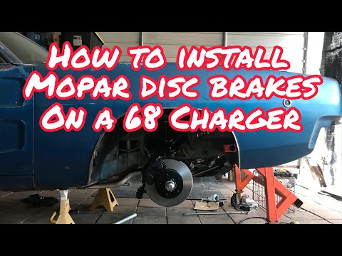Mopar Drum to Disc Brake Swap - Rotors & Calipers