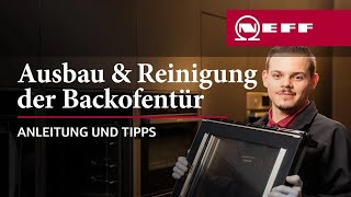 Backofentür & Scheibe ausbauen und reinigen